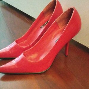Pleaser Red Heels Glossy Stiletto Pumps